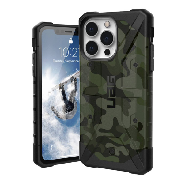 Maska za iPhone 14 Pro Max UAG Pathfinder Camo zelena - 058372