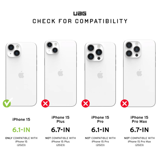 Maska UAG Pathfinder Mag Case iPhone 15 crna - 611689