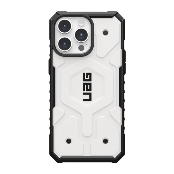Maska UAG Pathfinder Mag Case iPhone 15 Pro Max bela - 613549