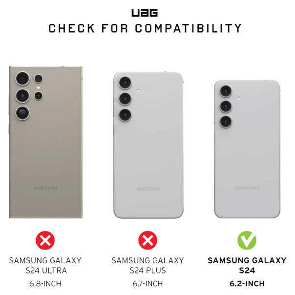 Maska za Samsung S24 UAG Pathfinder Mag Case transparent  crna - 611692