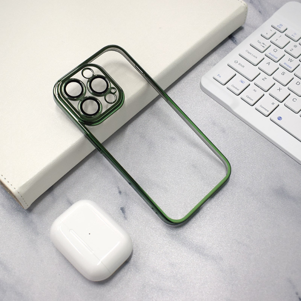 Maska za iPhone 14 Pro Ultra thin Plating zelena - 601142