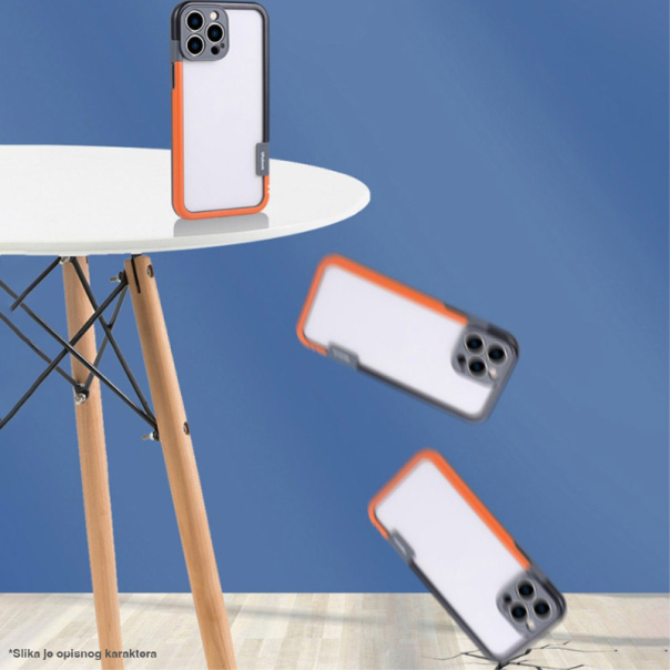 Maska za iPhone 16 Wolmtt bumper siva - 615473