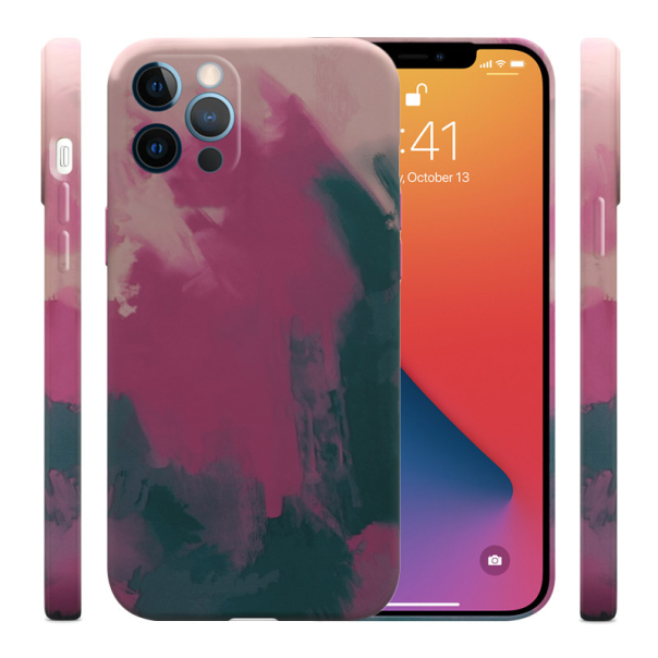 Maska za iPhone 12 Pro Max Water Paste roze - 051390