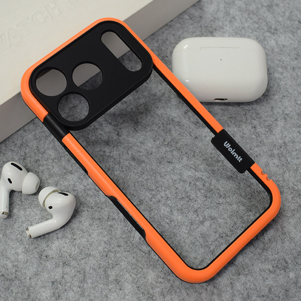 Maska za iPhone 17 Pro Max narandžasto Wolmtt bumper - 621632