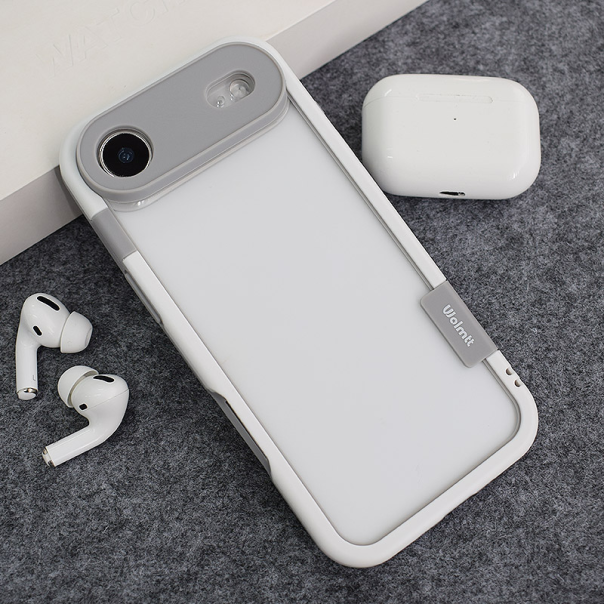 Maska za iPhone Air Wolmtt bumper bela - 621634