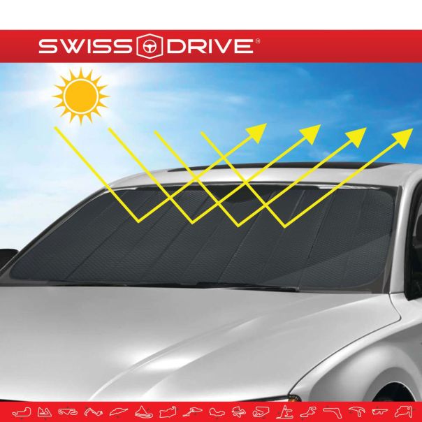 SUMEX Zaštita od sunca 145x70cm mat crna - MATTBLK