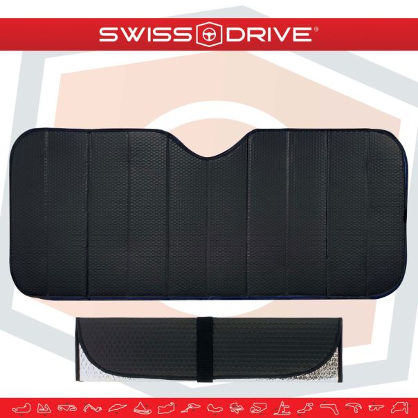 SUMEX Zaštita od sunca 145x70cm mat crna - MATTBLK