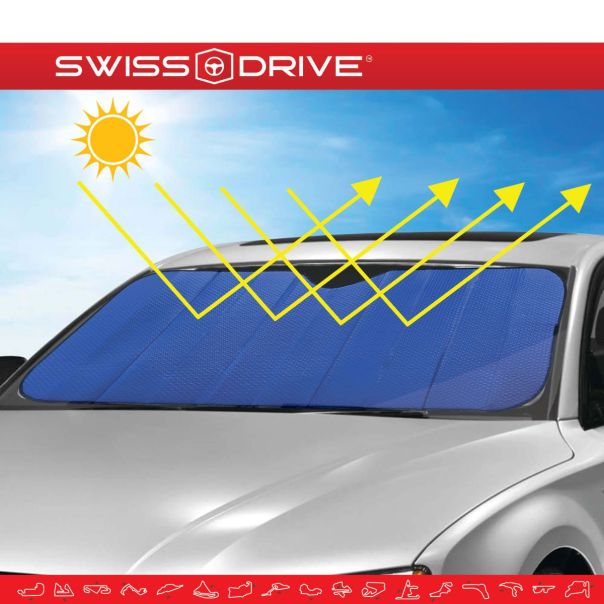 SUMEX Zaštita od sunca 145x70cm mat plava - MATTBLU