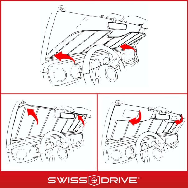 SUMEX Zaštita od sunca 145x70cm mat plava - MATTBLU