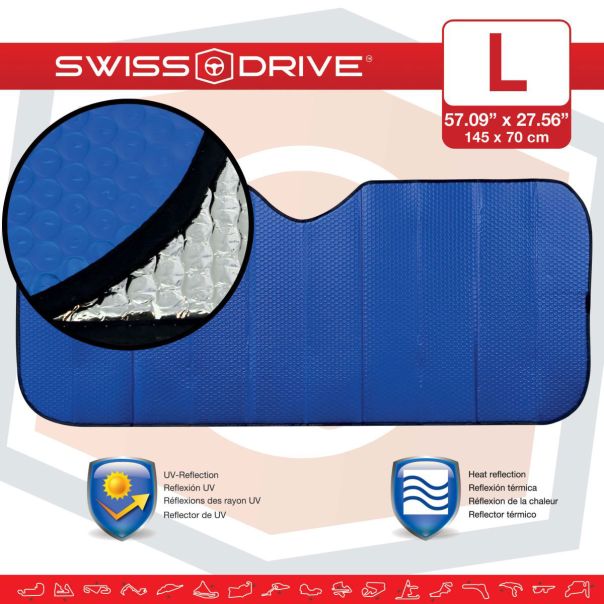 SUMEX Zaštita od sunca 145x70cm mat plava - MATTBLU