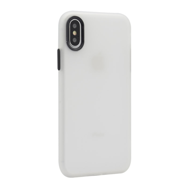 Maska za iPhone XS Max Matte shell bela - 037407