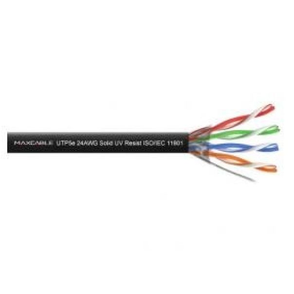 MAXCABLE UTP Cable - , cat. 5e, 305m, outdoor, CU otporan na UV zračenje - MAX003