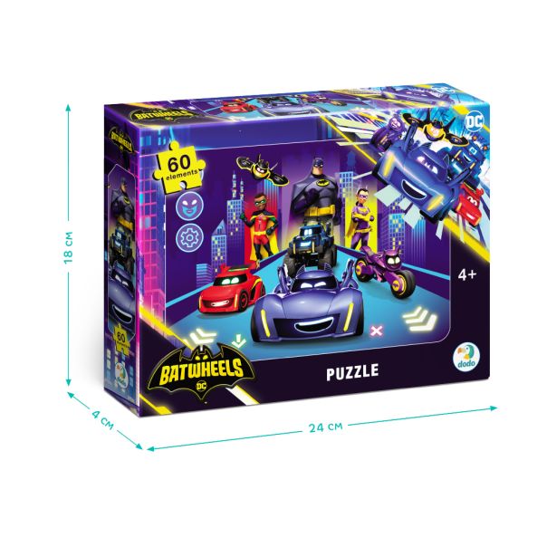 DODO Puzzle za decu Batwheels - 60 delova - 104-200562