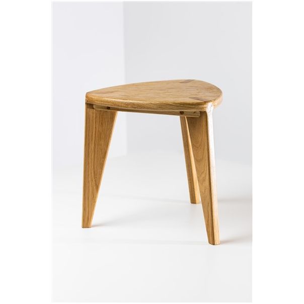 MEDA FURNITURE Hoklica Oku Heimen M – hrast 30 cm - HrastM30rav