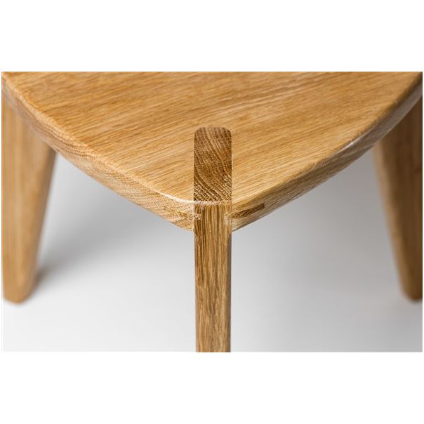 MEDA FURNITURE Hoklica Oku Heimen M – hrast 30 cm - HrastM30rav