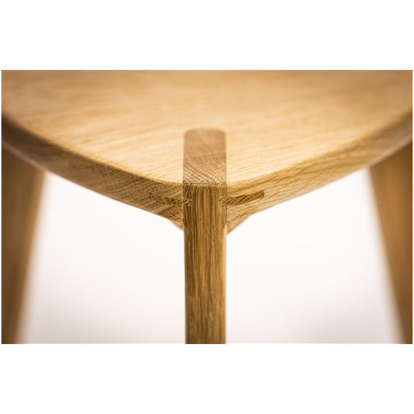 MEDA FURNITURE Hoklica Oku Heimen M – hrast 30 cm - HrastM30rav