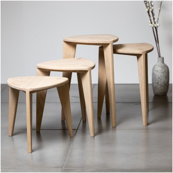 MEDA FURNITURE Set stоčića za dnevni boravak M - StoSet4M