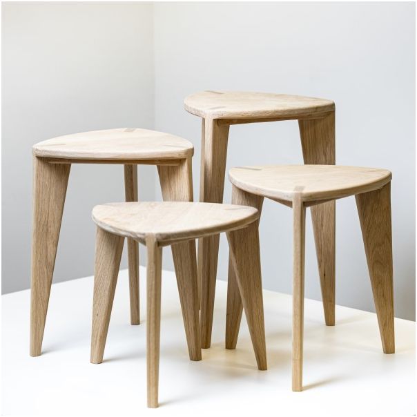 MEDA FURNITURE Set stоčića za dnevni boravak M - StoSet4M