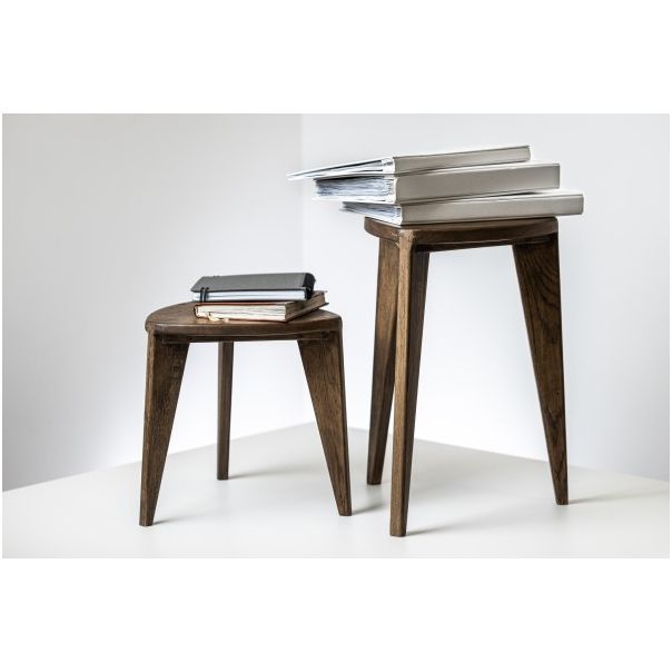 MEDA FURNITURE Stočići od drveta Orah M (set) - StoOraSetM