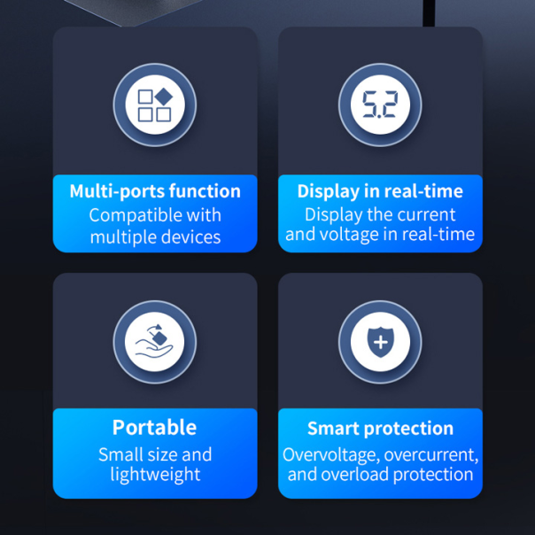 Mega-Idea multifunkcionalni desktop punjač sa PWQ110 (110W, Wereless charging, 8 port) - 208843