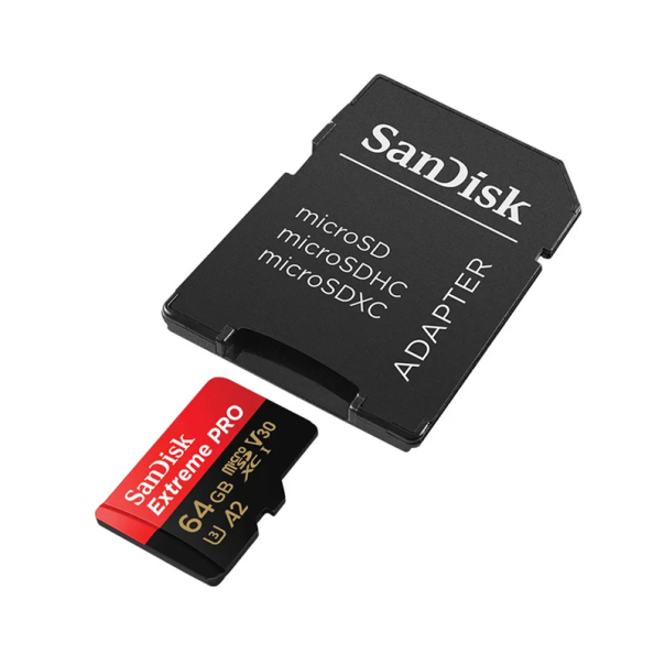 Mem. Kartica SanDisk SDHC 64GB Extreme PRO 4K UHD V30 sa adapterom ZJ CN - 217176