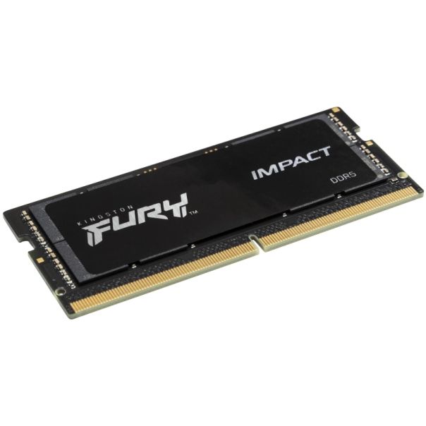 KINGSTON SODIMM DDR5 16GB 4800MT/s KF548S38IB-16 Fury Impact black - MEM02238