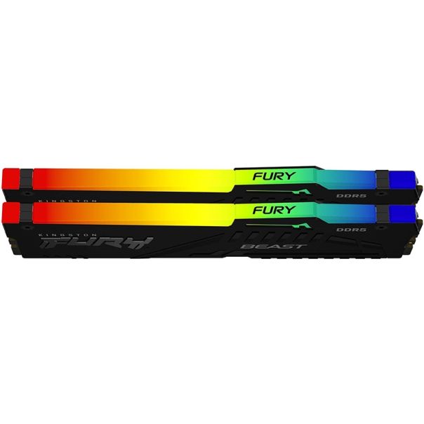 KINGSTON RAM DIMM DDR5 32GB (2x16) 5600 Fury Beast RGB, KF556C36BBEAK2-32 - MEM02323