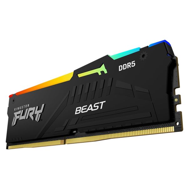 KINGSTON RAM DIMM DDR5 32GB (2x16) 5600 Fury Beast RGB, KF556C36BBEAK2-32 - MEM02323