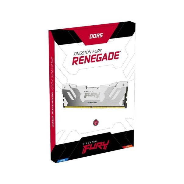 KINGSTON DIMM DDR5 16GB 6400MT/s KF564C32RW-16 FURY Renegade White - MEM02417