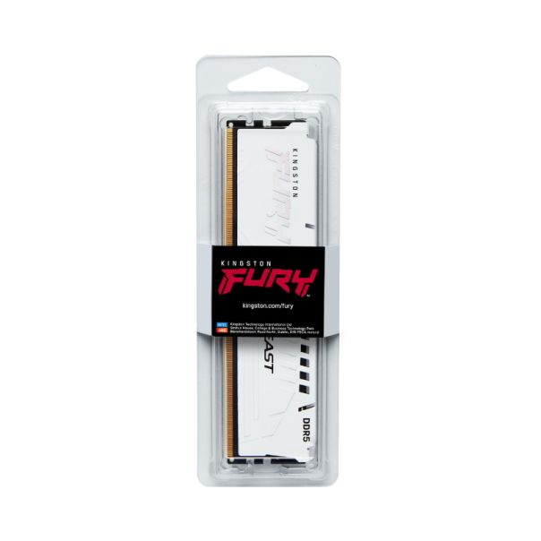 KINGSTON DDR5 32GB 5600MHz CL36 DIMM [FURY Beast] White EXPO - MEM02432