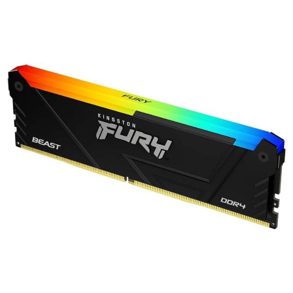 KINGSTON DIMM DDR4 16GB 3600MT/s KF436C18BB2A/16 Fury Beast RGB Black XMP - MEM02539