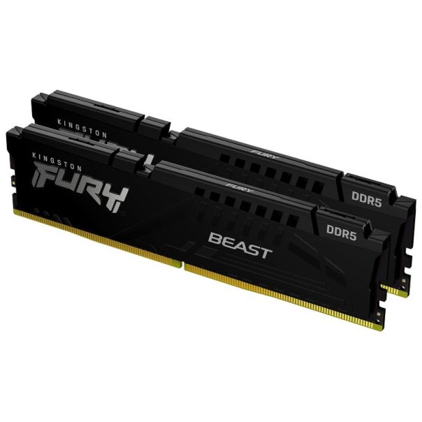 KINGSTON DIMM DDR5 64GB (2x32GB kit) 6400MT/s KF564C32BBEK2-64 FURY Beast Black EXPO - MEM02602