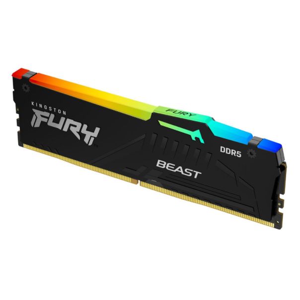 KINGSTON DIMM DDR5 32GB 5600MT/s KF556C40BB2A-32 FURY Beast RGB Black - EP3095368