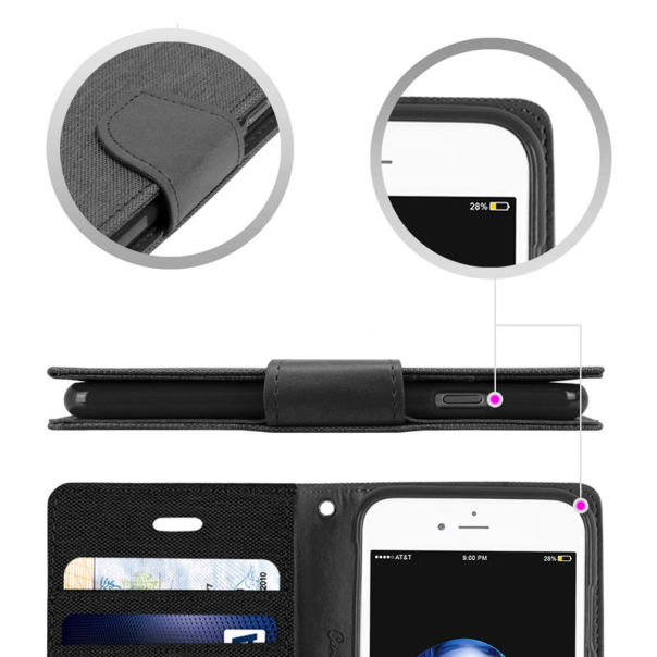 Maska na preklop Mercury Canvas univerzalna (4.5-4.8) crna - 018626