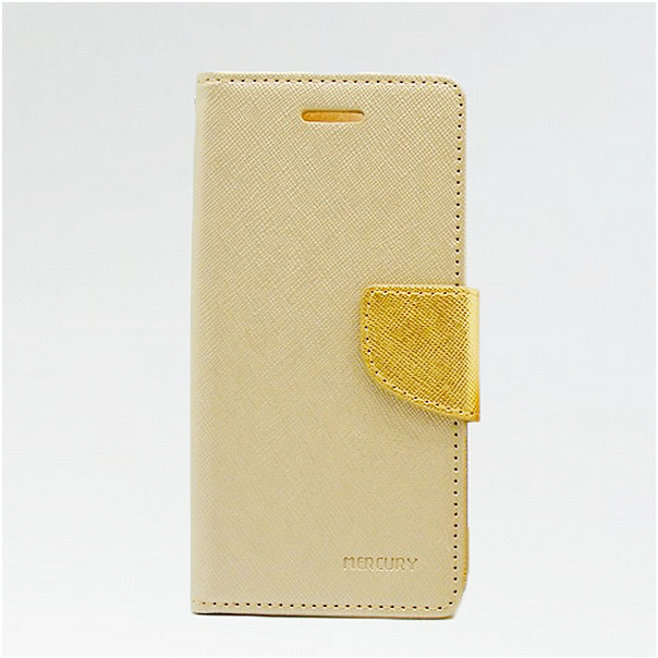 Maska za iPhone 6 na preklop Mercury zlatna - 007054