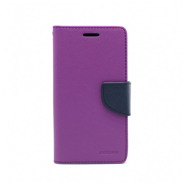 Maska za Motorola Moto G7 Play ljubičasta na preklop Mercury - 034195