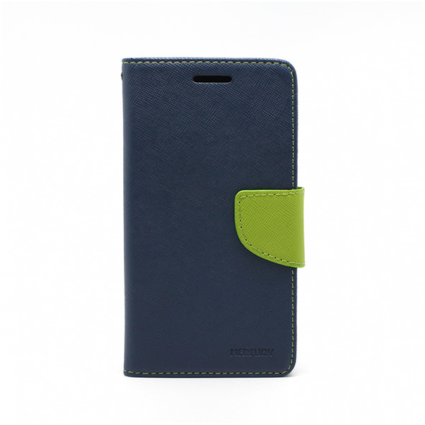 Maska za Motorola Moto G7 Play na preklop Mercury tamno plava-zelena - 034196