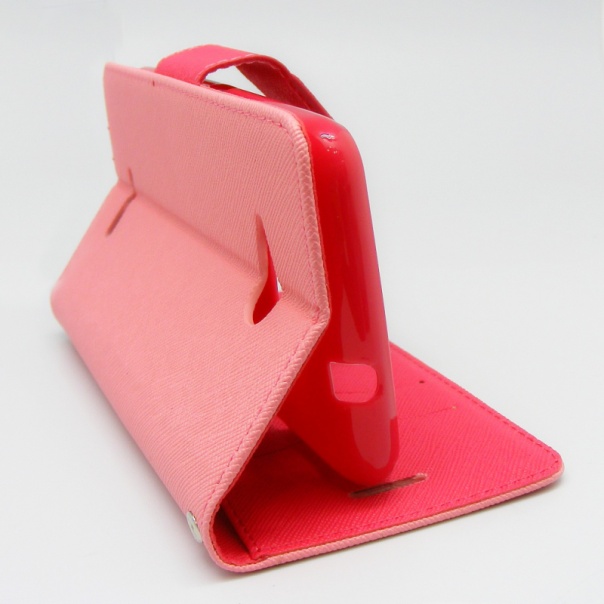 Maska za Samsung A5/ A500 pink na preklop Mercury - 005434