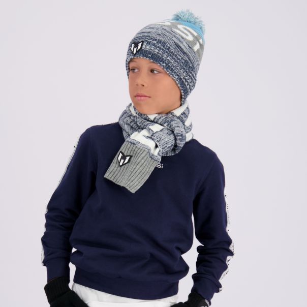 MESSI Zimski šal za dečake VATON BLK - C112KUN76003-944