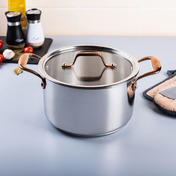 METALAC Duboka šerpa inox 20cm/3.8L Venera - 387165