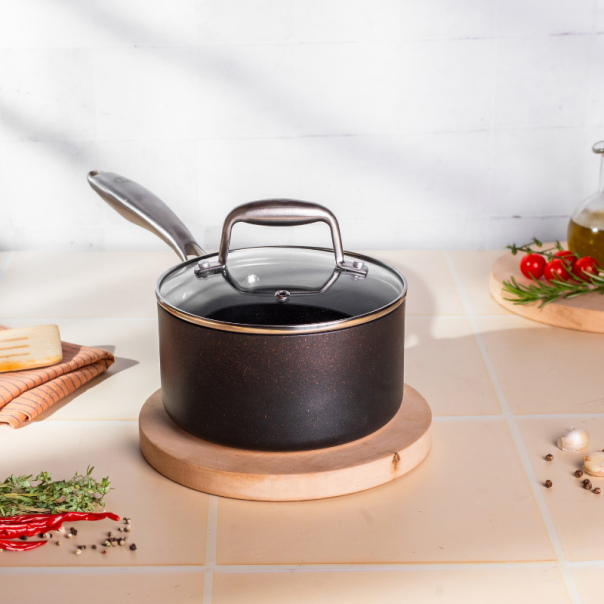 METALAC Aluminijumska kaserola sa staklenim poklopcem 16cm Ignis - 391518