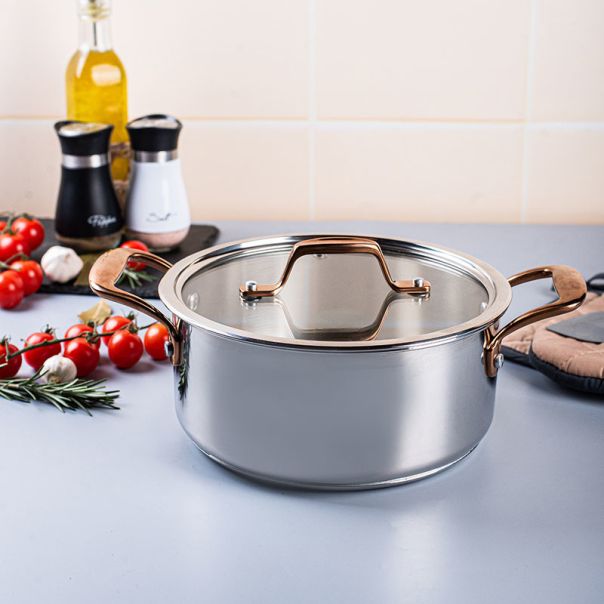 METALAC Plitka šerpa inox 20cm/2.8L Venera - 387412