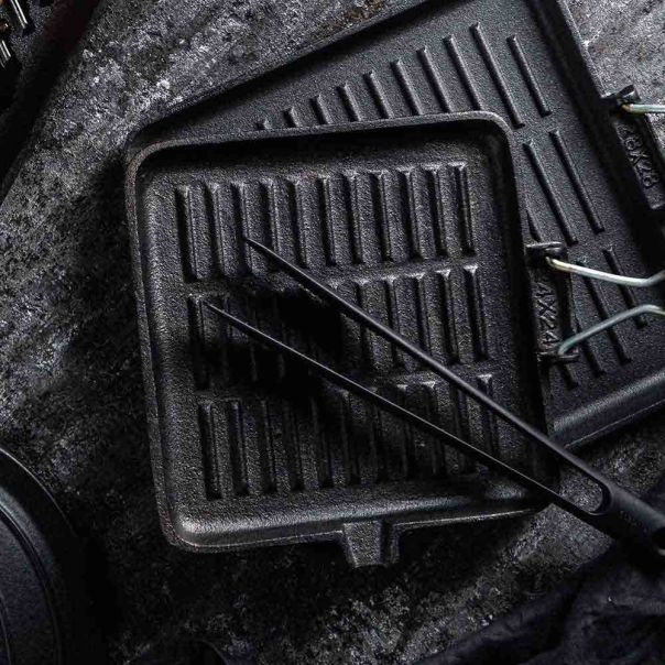 MUHLER Gril tiganj od livenog gvožđa 24x24cm Tika MR-2416CI - MH 1003974