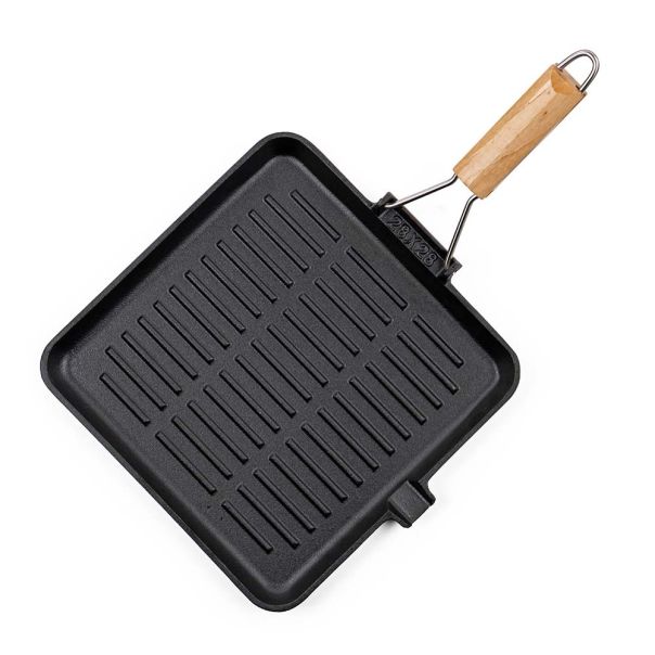 MUHLER Gril tiganj od livenog gvožđa 28x28cm Tika MR-2826CI - MH 1003975