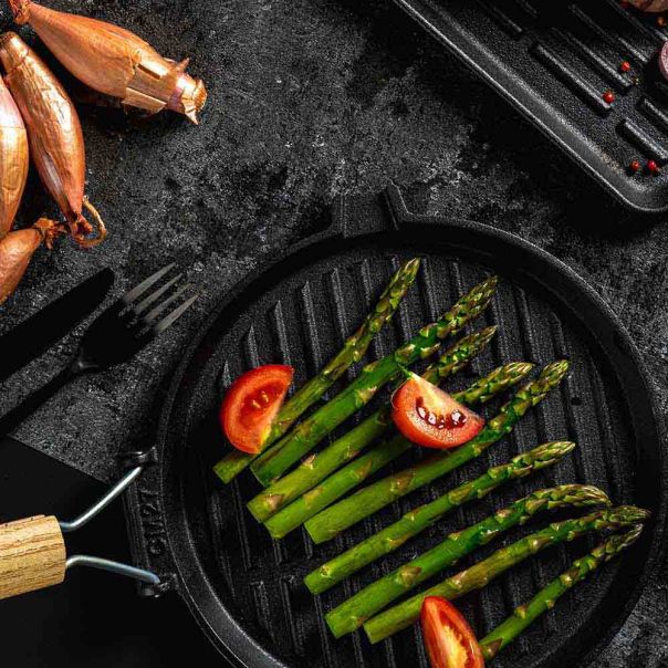 MUHLER Gril tiganj od livenog gvožđa 26x2cm Tika MR-2617CI - MH 1003976