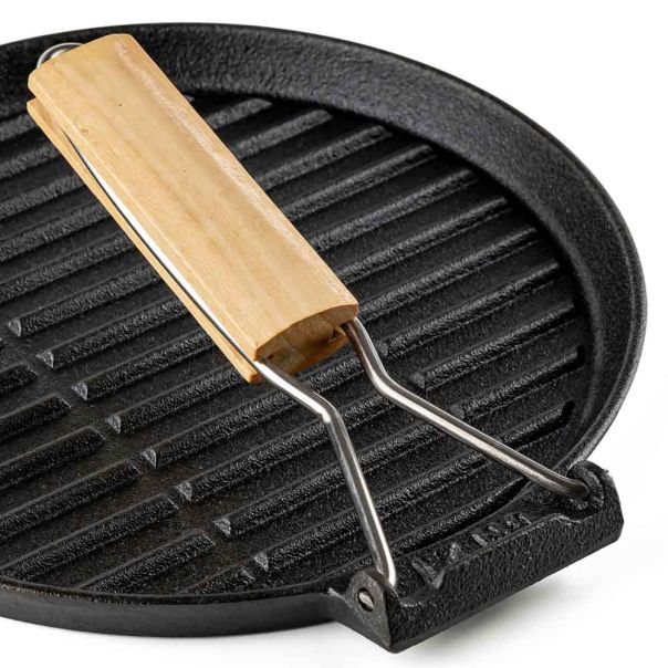 MUHLER Gril tiganj od livenog gvožđa 26x2cm Tika MR-2617CI - MH 1003976