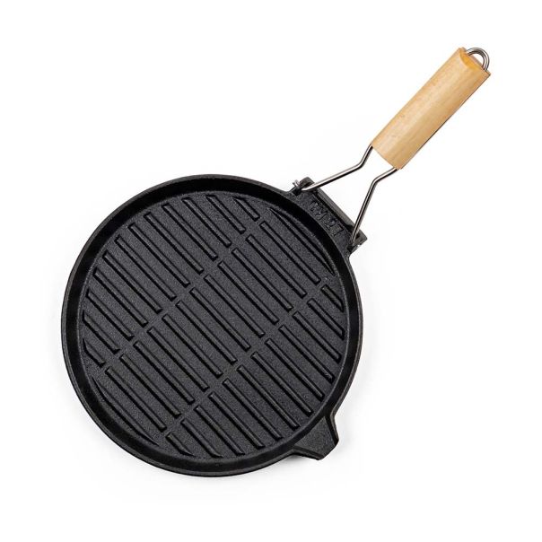 MUHLER Gril tiganj od livenog gvožđa 26x2cm Tika MR-2617CI - MH 1003976