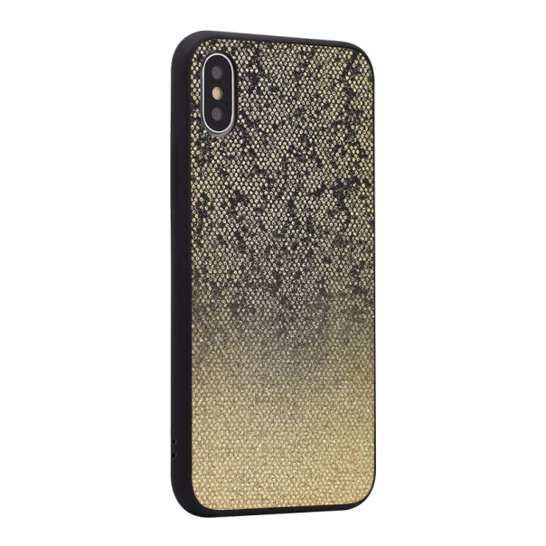 Maska za iPhone XS Max crno Midnight Spark zlatna - 029991