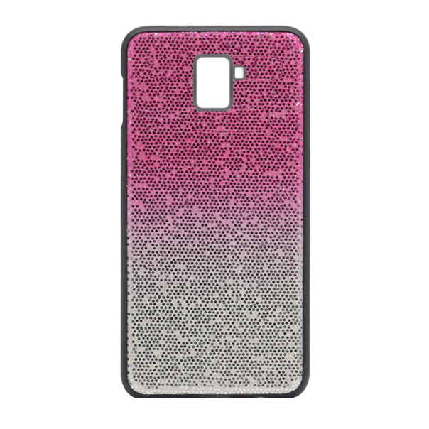 Maska za Samsung A8 Plus/ A730 (2018) Midnight Spark pink srebrna - 030024-1
