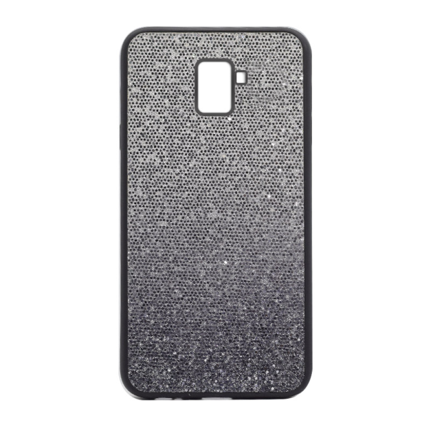 Maska za Samsung A8 Plus/ A730 (2018) srebrno Midnight Spark crna - 030384